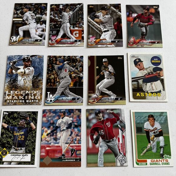 100 Baseball Cards Hand Picked Stars Rookies Hall Of Famers Prospects & Vintage - Picture 6 of 9